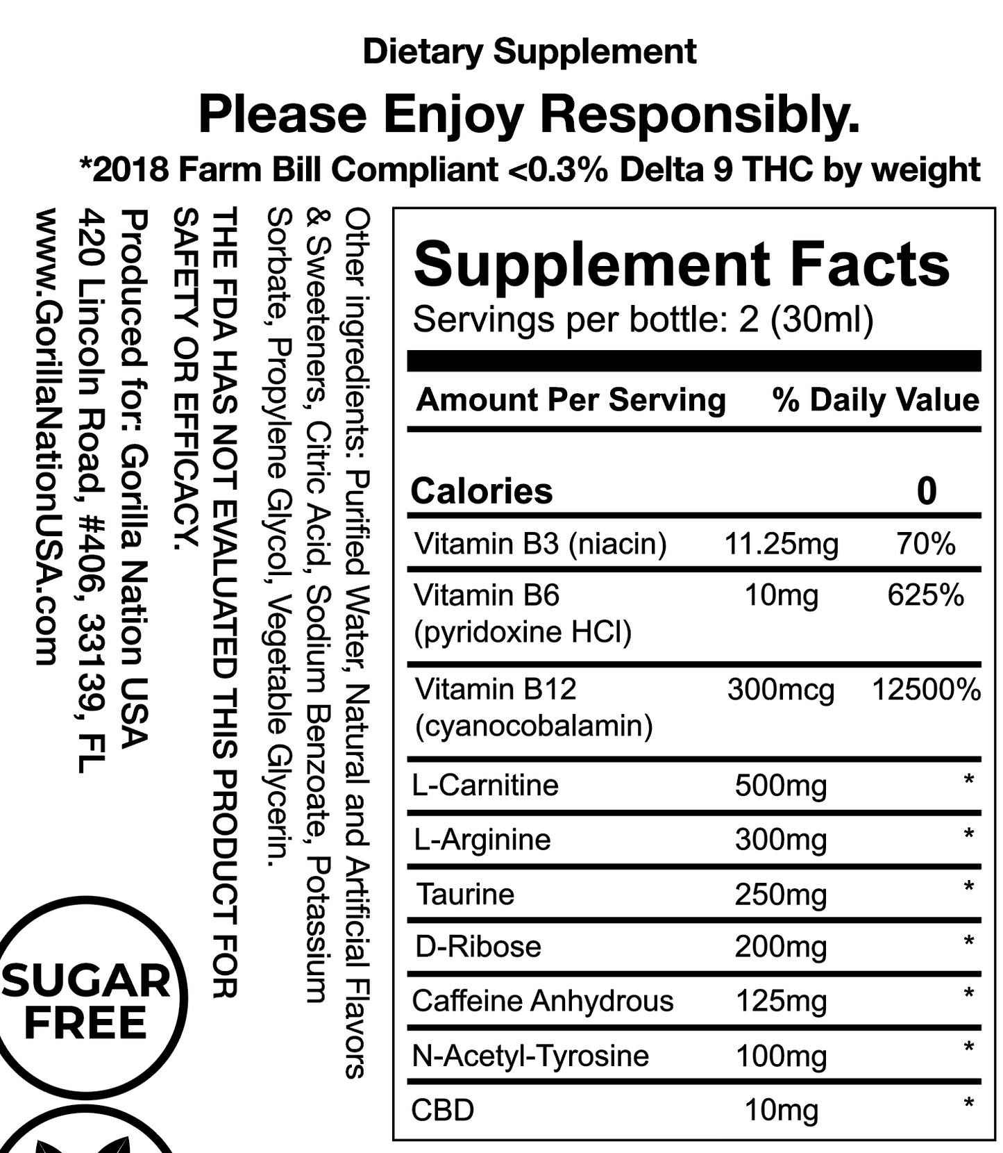 Berry Blast - CBD Energy Shot (20mg)