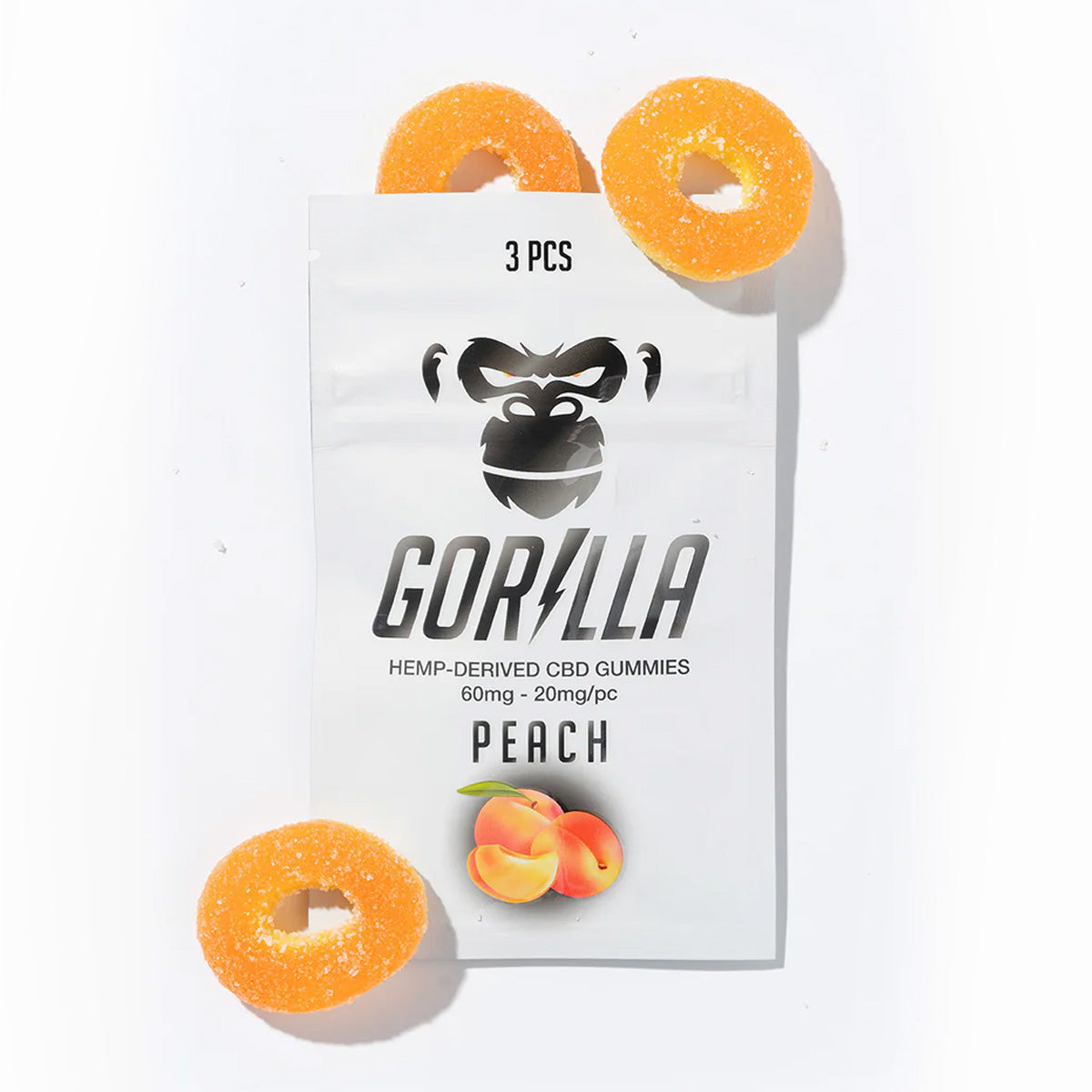 Peach - CBD Gummies (20mg)