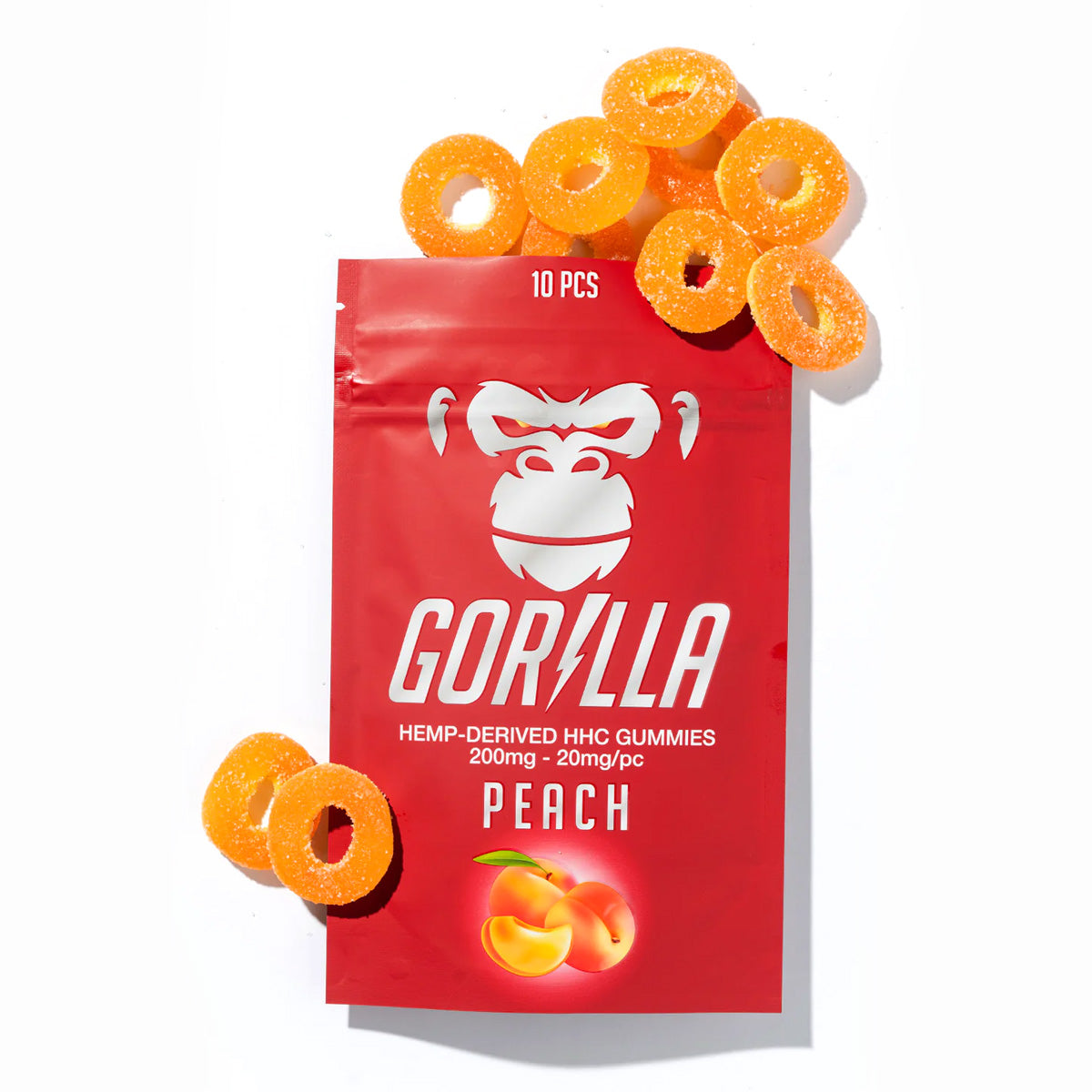 Peach - HHC Gummies (20mg)