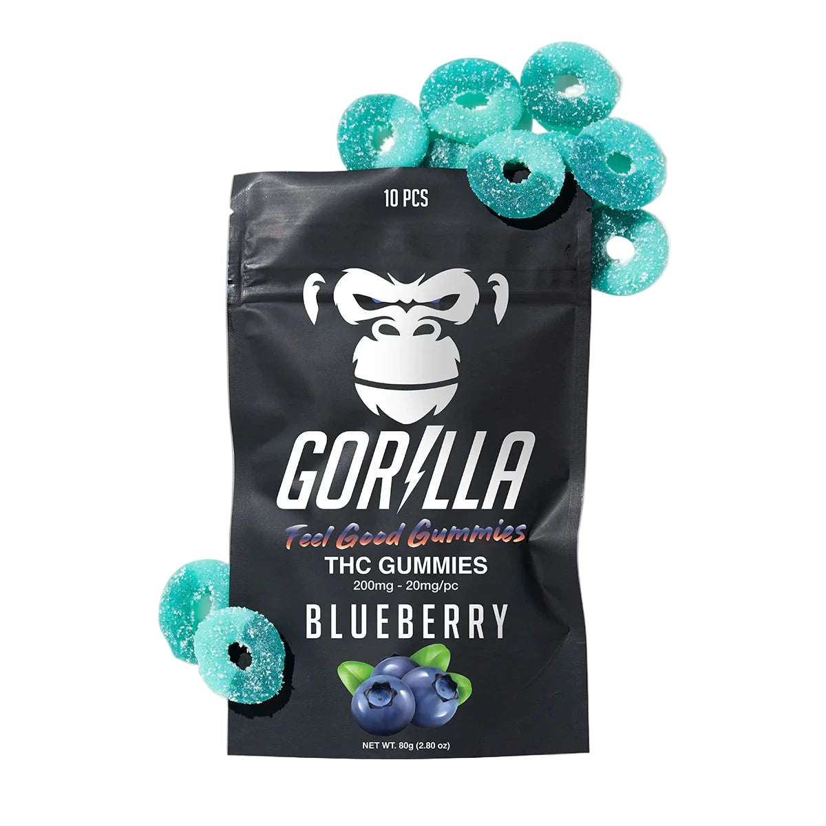 Blueberry - Delta 9 THC Gummies (20mg)