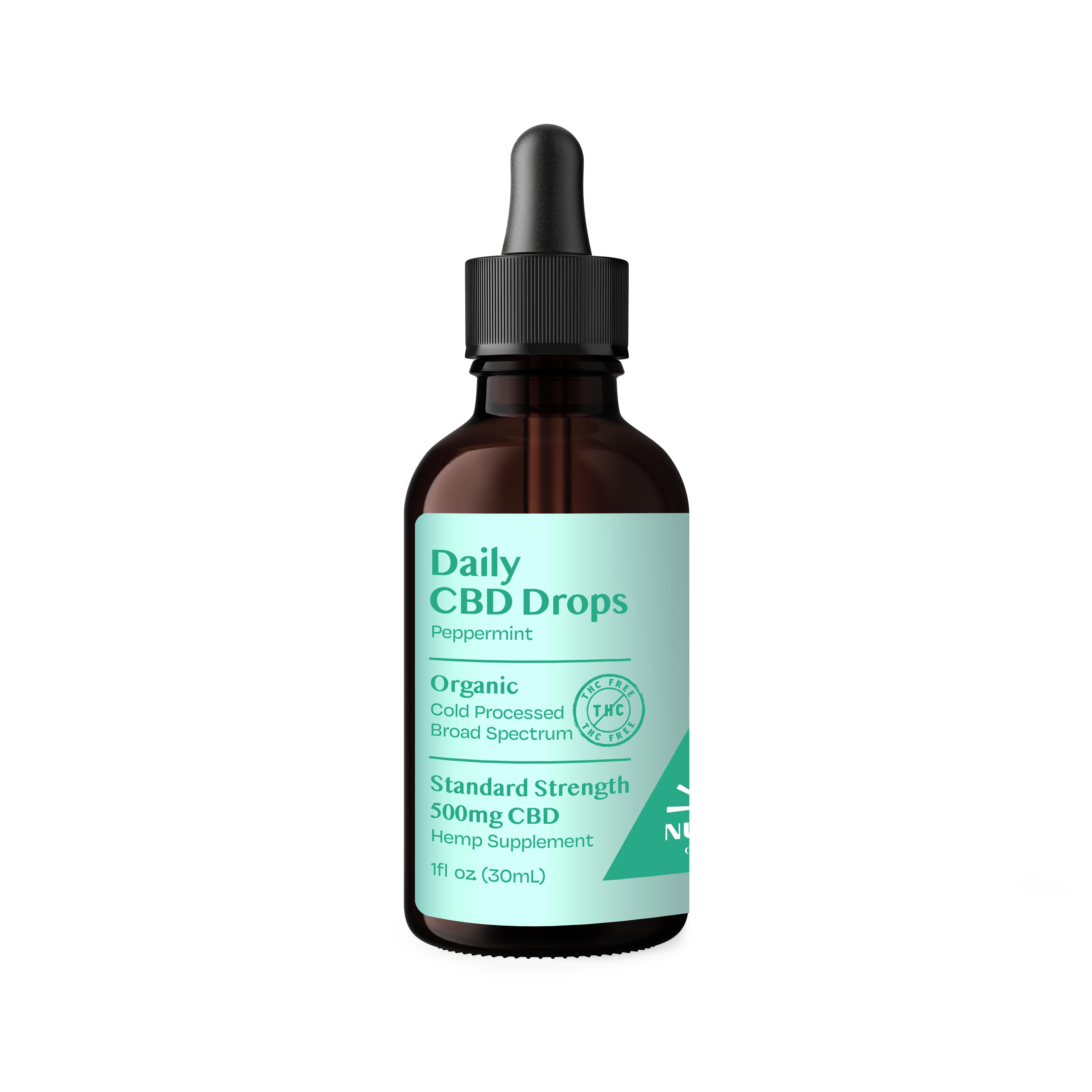 Organic Peppermint Broad Spectrum CBD Drops