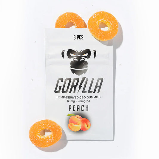 Peach - CBD Gummies (20mg)