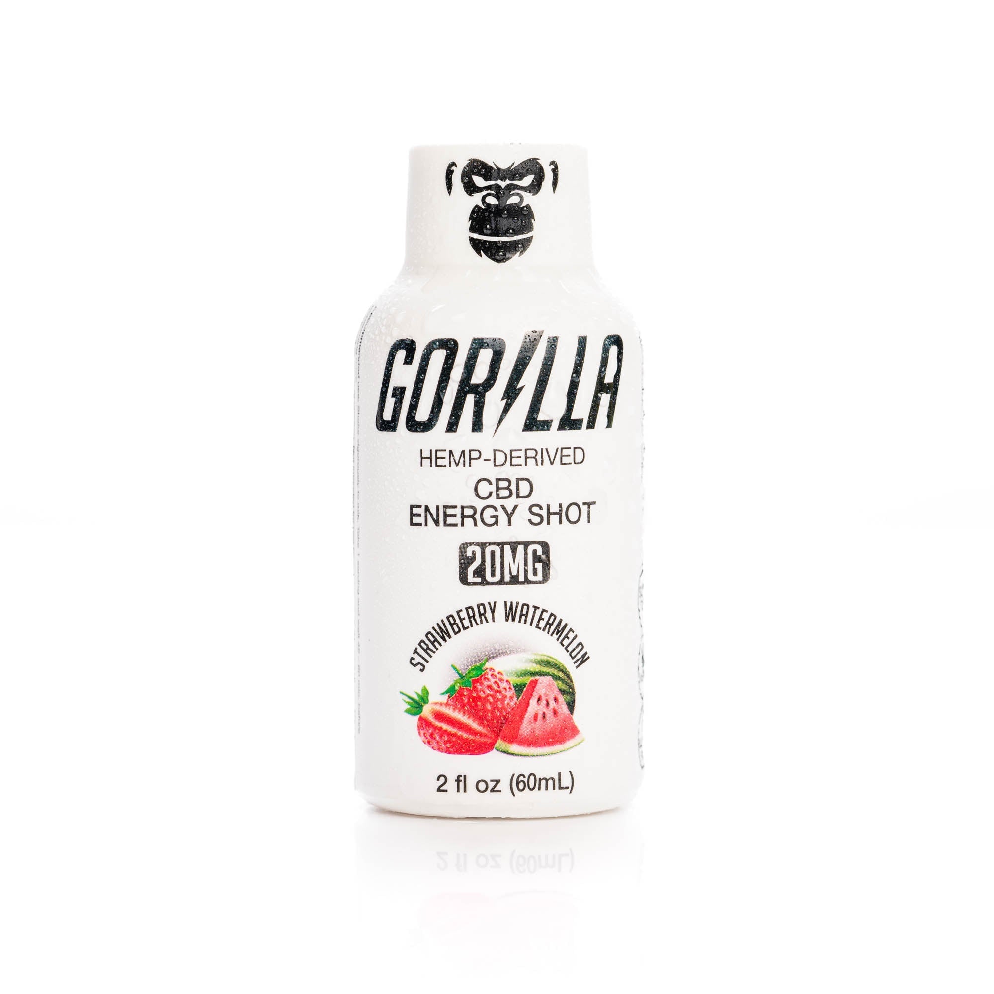 Strawberry Watermelon CBD Energy Shot (20mg)