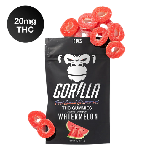 Watermelon - THC Delta 9 Gummies (20mg)
