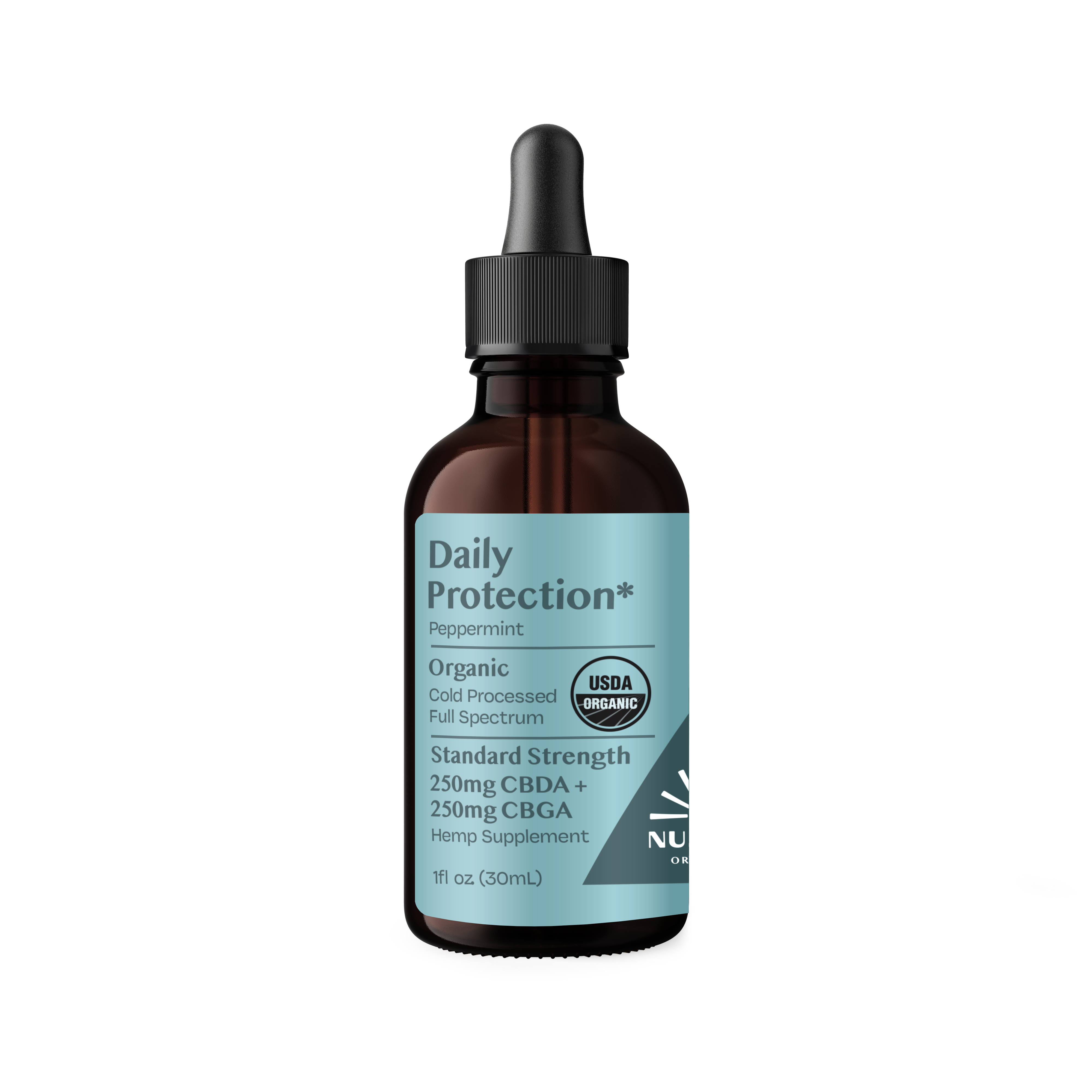 Organic Peppermint CBGA+CBDA Daily Drops