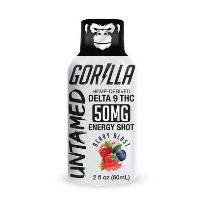 THC Untamed Berry Blast Energy Shot - 50mg