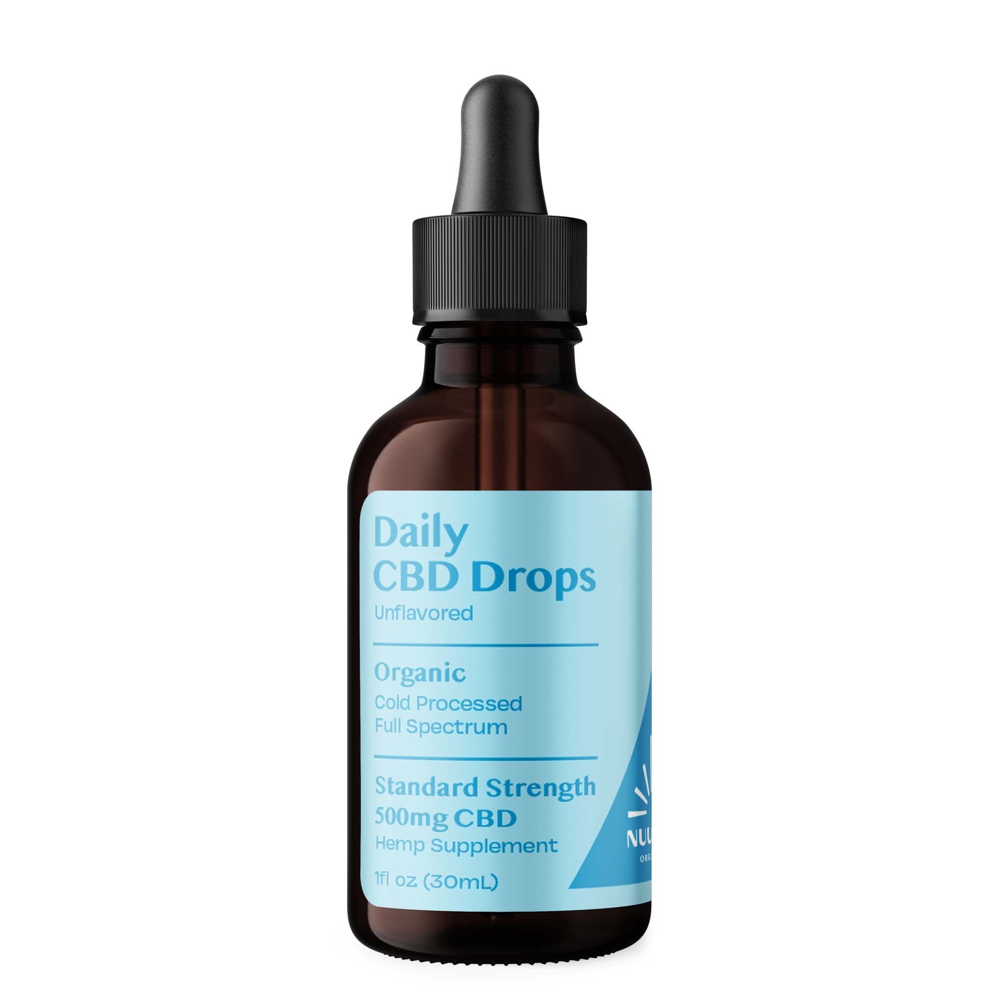 Organic Unflavored Full Spectrum Daily CBD Drops